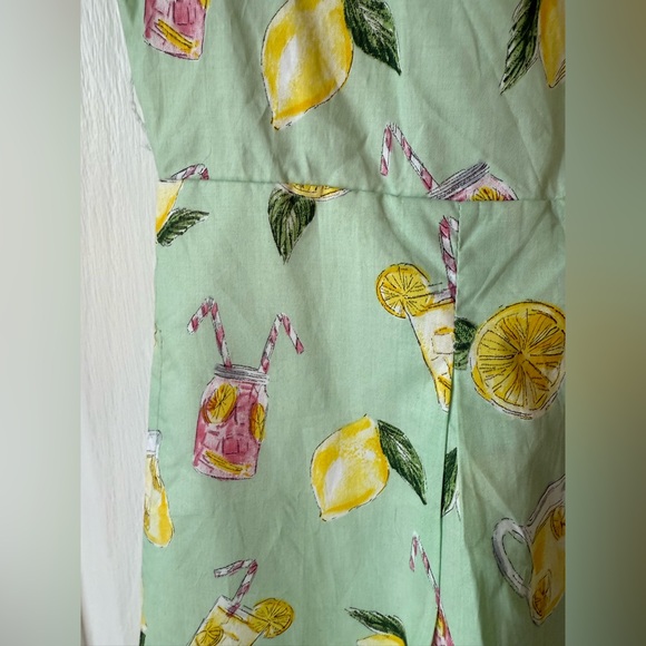 SARAH PATRICK by Kiel James Patrick Green Button Up Lemonade Dress - Picture 4 of 8